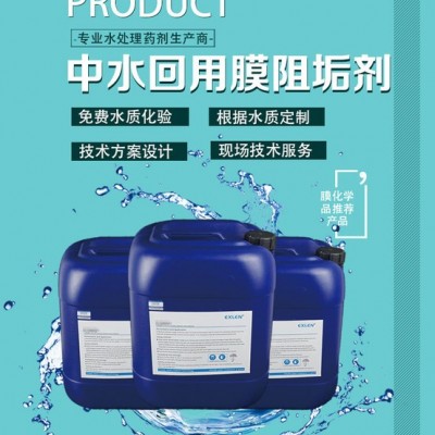 阻垢劑中水回用反滲透阻垢劑 阻垢分散劑廠家供應中水回用膜阻垢劑配第三方檢驗報告 反滲透防腐阻垢劑RO反滲透系統緩蝕阻垢劑