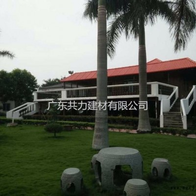 2016仿古典裝飾屋檐瓦 隔熱防腐琉璃瓦 ASA進口環(huán)保材料生產 樹脂膠瓦  ** 質量有保證