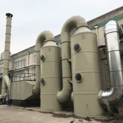 ** PP噴淋塔 酸堿廢氣處理設備洗滌塔 工業印染車間廢氣處理PP噴淋塔