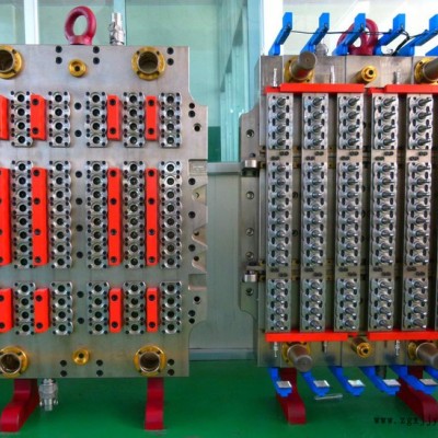 供應雙鎖可調氣封無澆口瓶坯模具（pet管坯模具）塑料模具  hot runner  preform mould