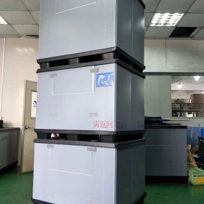 廣優制造  可定制 可折疊圍板箱 物流運輸圍板箱 塑料箱