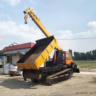 鴻信建筑工程履帶隨車吊 橡膠履帶車載隨車吊車 農(nóng)用自卸履帶隨車起重機(jī)  履帶式平板隨車吊