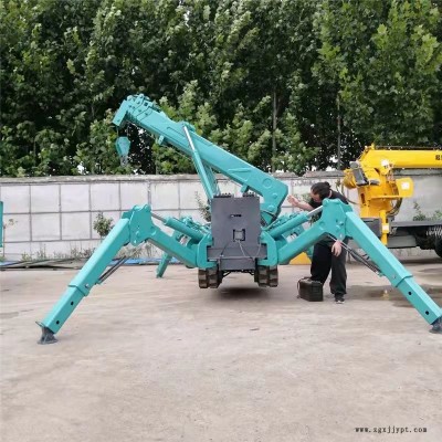 小型橡膠履帶蜘蛛吊360度行走蜘蛛吊星志重工型號(hào)齊全