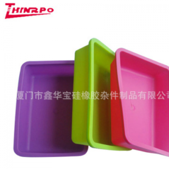 現(xiàn)貨現(xiàn)模食品級(jí)硅膠蛋糕模 單個(gè)長方形蛋糕烘焙模具 硅膠蛋糕烤盤