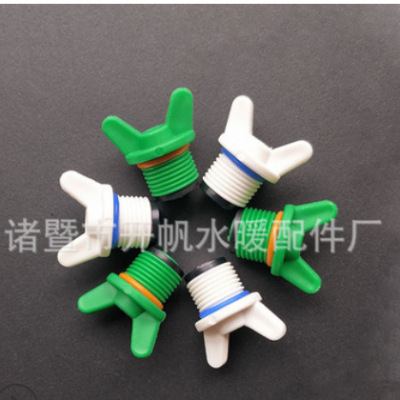 廠(chǎng)家直銷(xiāo)PPR塑料螺紋堵頭給水管塑料塞頭兔耳朵塑料堵頭外絲堵頭