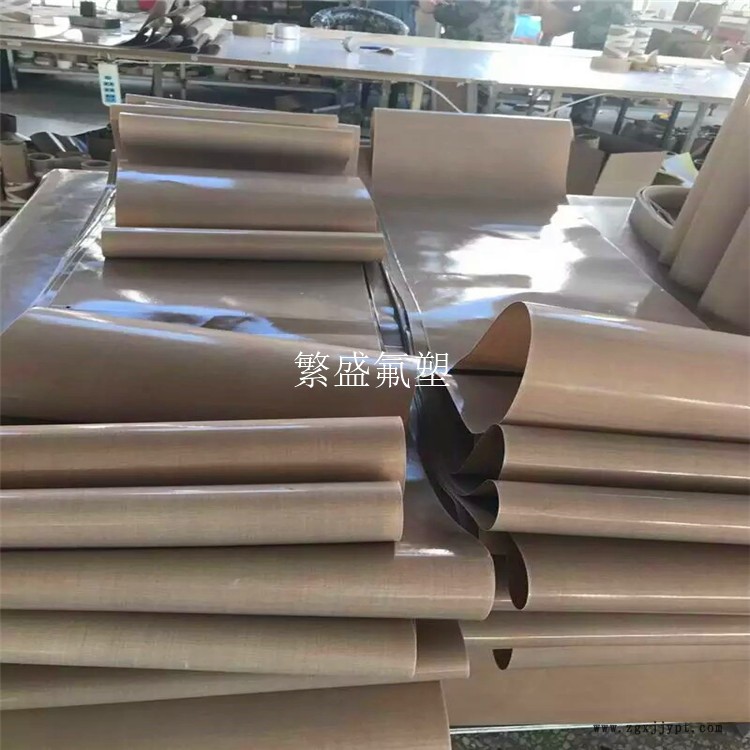 橡塑硫化擠出機(jī) 橡膠 硅膠制品專用輸送帶 鐵氟龍 特氟龍布帶廠家示例圖1