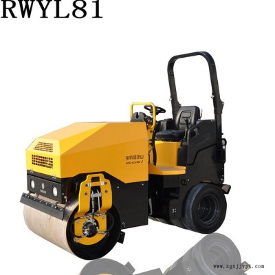 路得威RWYL81 輪胎壓路機(jī)寬基光面輪胎，可碾壓瀝青、混凝土等路面鋪層，也可碾壓粘性/沙性基礎(chǔ)材料
