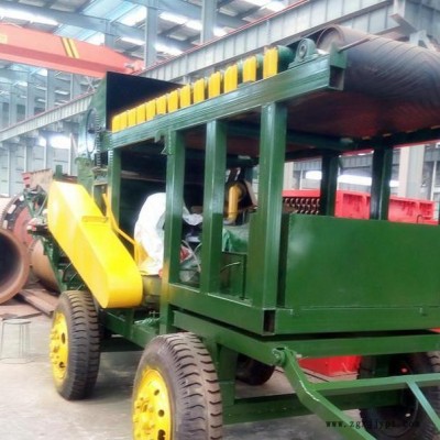 大洋移動式制砂機  流動式破碎機 輪胎移動打砂機 移動碎石打砂一體機
