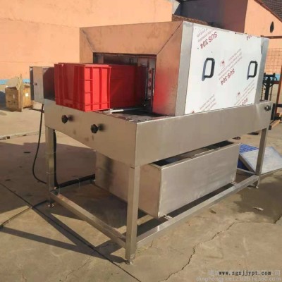鼎鴻XKJ-2000型小型洗筐機 全自動洗箱機 塑料箱清洗機 蔬菜筐清洗機 高壓噴淋 四面清洗
