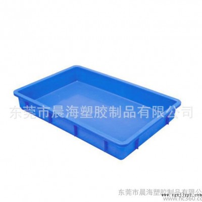 ** 塑料箱 大號A3# 五金運輸塑料周轉方盤藍色 塑料箱定