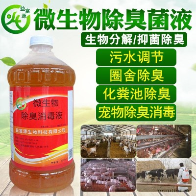 益富源微生物除臭菌種馬桶廁所除臭味污水調節生物除味劑