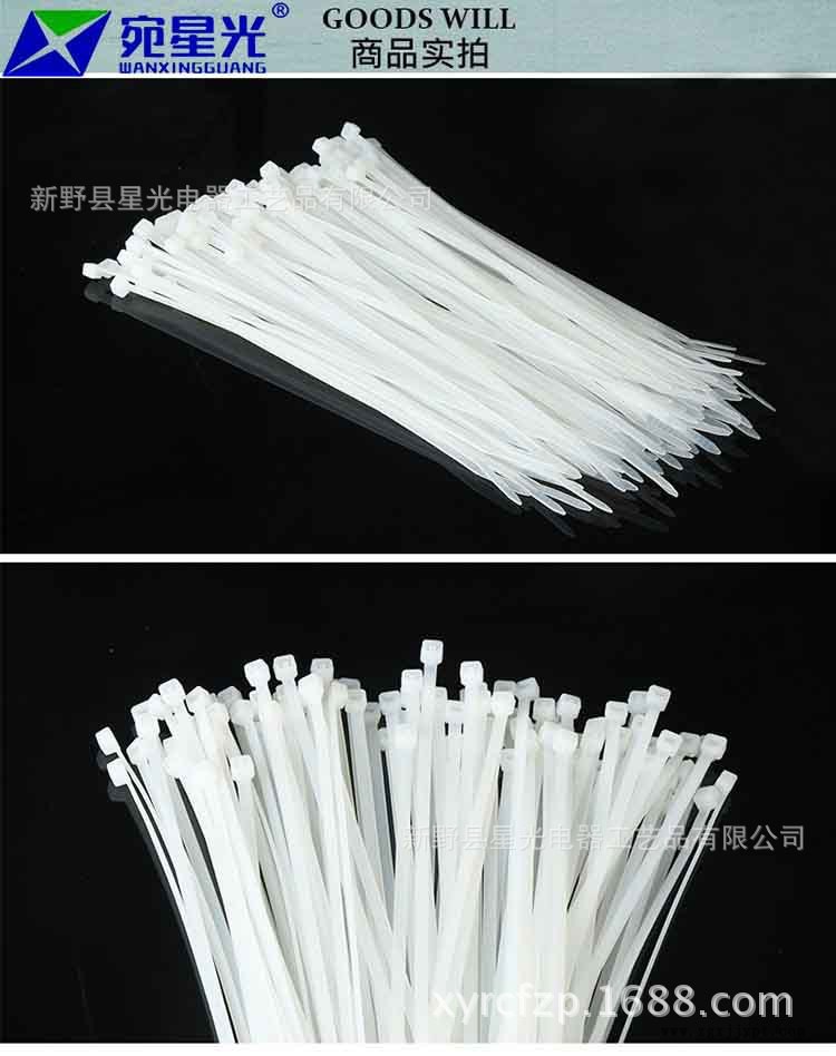 河南使用PA66全新材料生產，優質尼龍扎帶，束線帶示例圖2