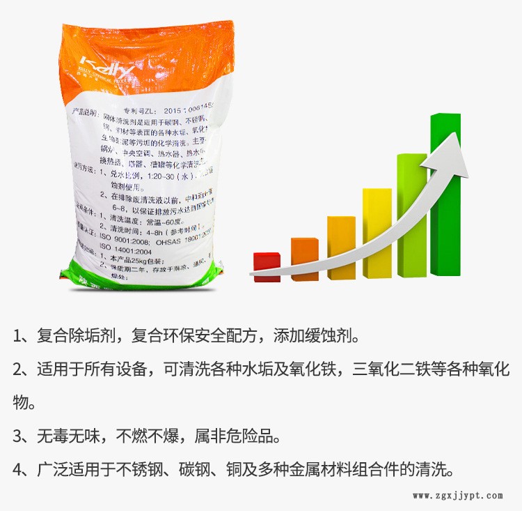 水垢清潔劑，固體除垢劑，水垢除垢劑，工業(yè)清洗劑，水垢除垢劑示例圖3