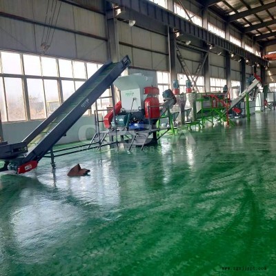 湖北醫院回收料點滴吊瓶處置清洗破碎機械