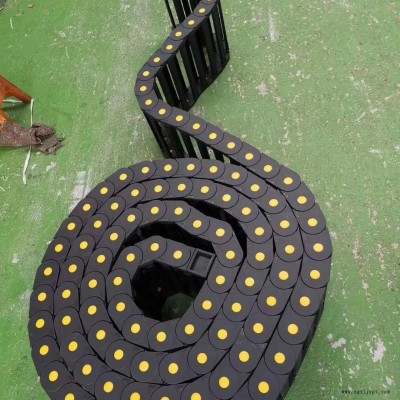 滄一生產(chǎn)機(jī)械手傳動拖鏈電纜穿線尼龍拖鏈耐磨尼龍鏈條