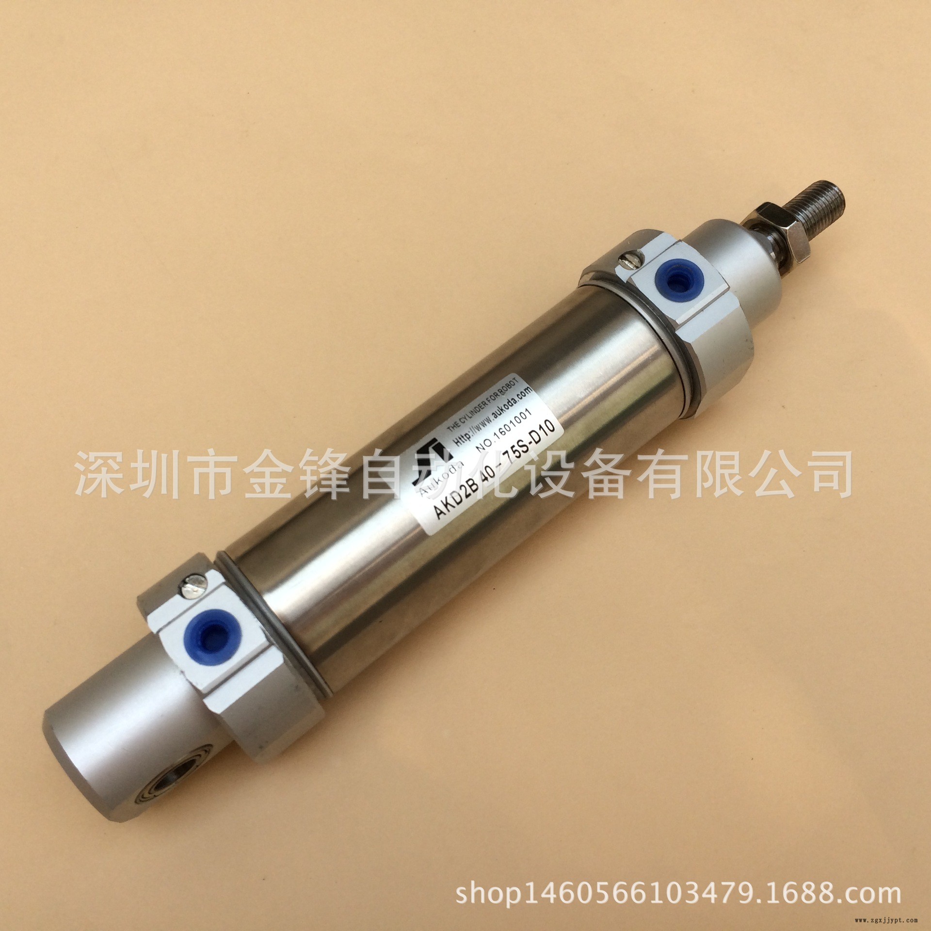 機械手配件 旋轉氣缸 臺灣奧克達氣缸 40*75回旋氣缸示例圖1